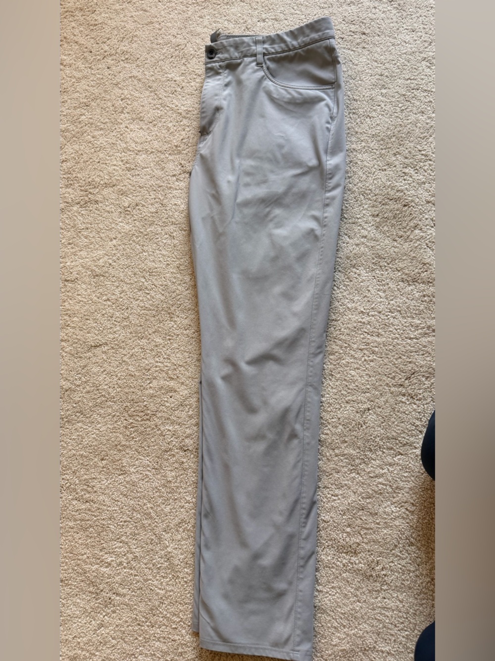 Vuori Light Gray Meta Pants 34x30 Athletic Slim